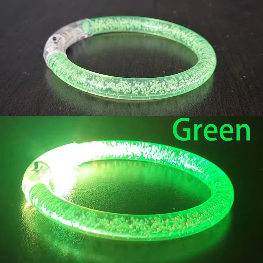 10/20/30/40/50 Pcs Led Bracelets Wristbands Glow In The Dark Party Supplies Neon Light Up Bracelet Wedding Party Decoration