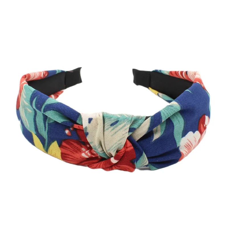 New Vintage Style Fabric Knot Headband National Style Headband Fashion Temperament Women Hair Accessories