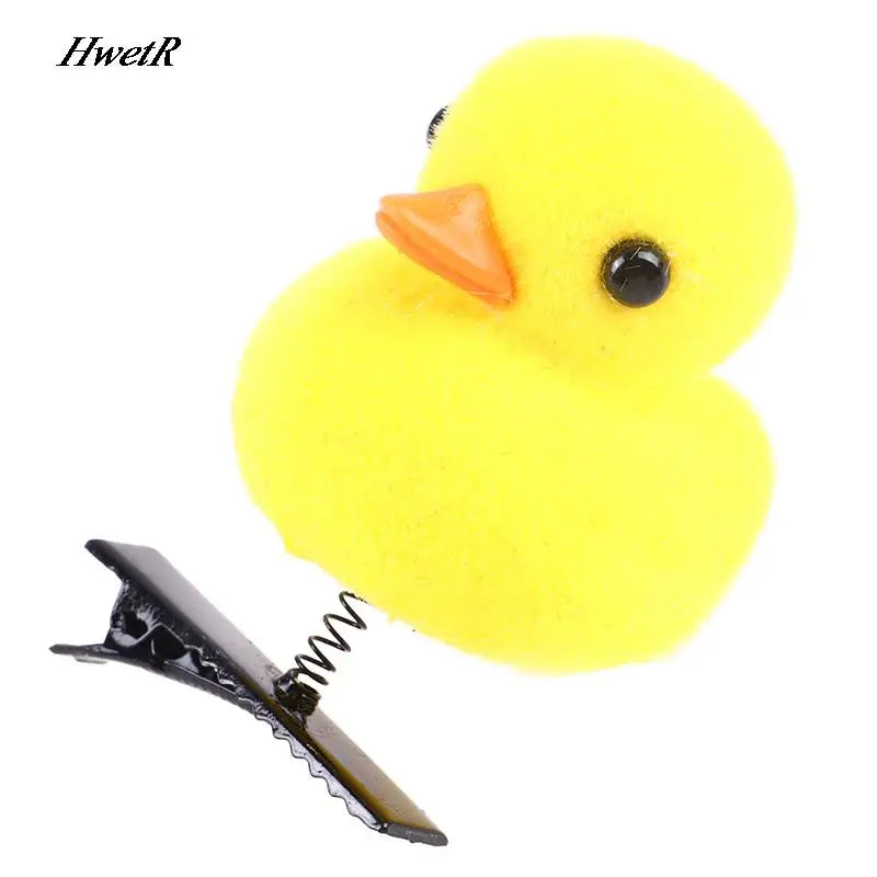 1 Pcs Little Yellow Duck Hairpin For Children Gift Funny Christmas Gift Cute Spring Headdress