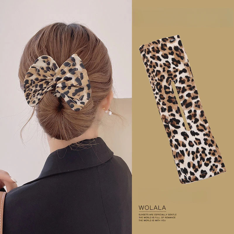 Twist Hair Clip, Bun Maker bow