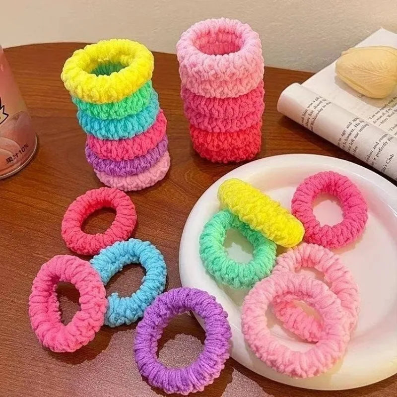 6Pcs/Set Women Hair Scrunchies Girls Elastic Hair Bands Children Headbands Hair Gum Tie Hair Accessories Party Birthday Gifts