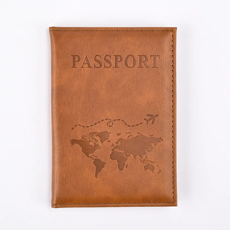 Colorful PU Passport Holder Ticket Passport Covers Travel Passport Protective Cover ID Credit Card Holder Travel Accessories