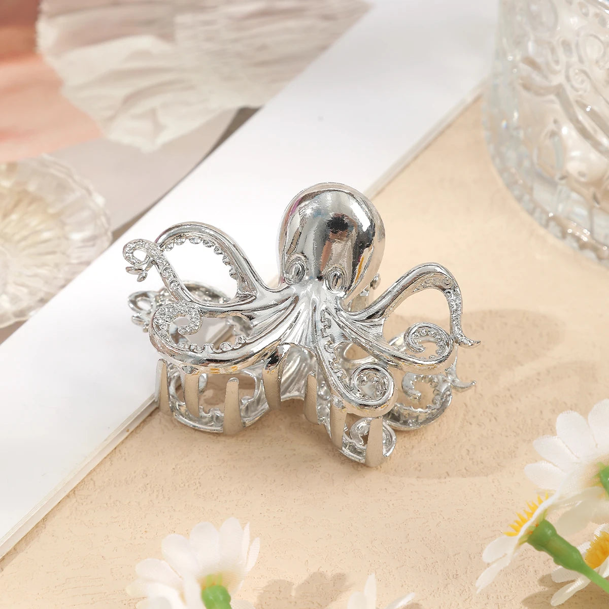 Starfish -jellyfish -octopus mini Hair Claw Clip