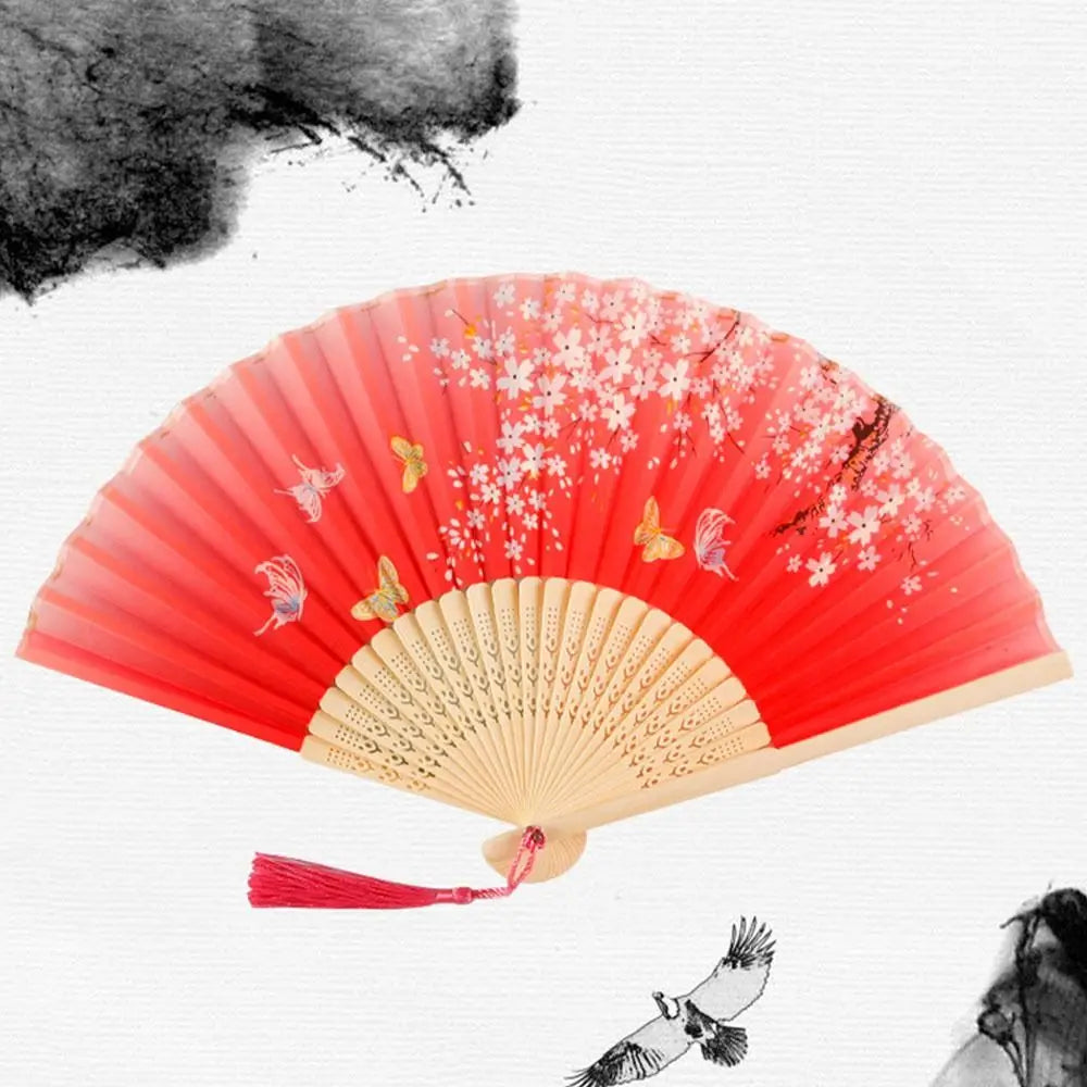 Bamboo Chinese Style Folding  Hand Fan