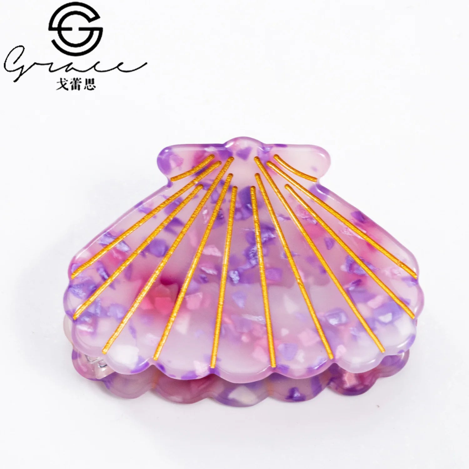 Small Seashell claw clip
