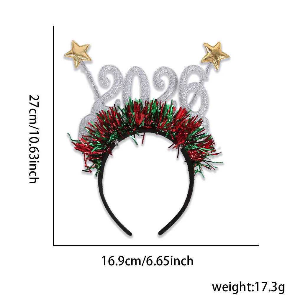 Christmas Costume Hair Accessories Cartoon Snowman Xmas Tree Elk Headbands 2026 christmas  Party fancy dress     Decoration Hairbands