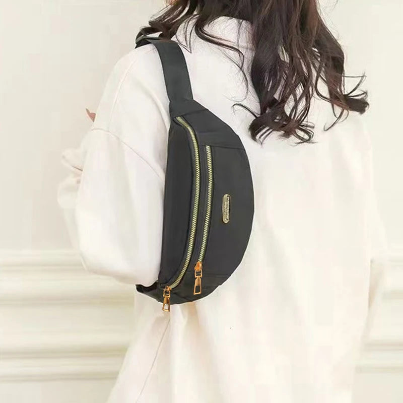 Neutral Style Bags - Men's and Women's Waist Bags Suitable for Business Trips and Tourism Nylon Material. Various Colors.
