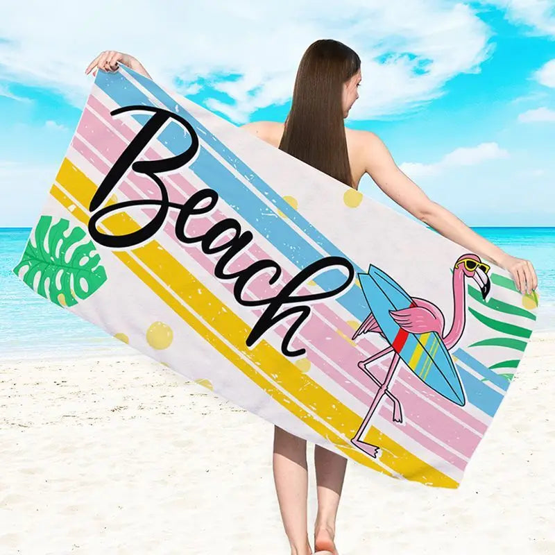 New Coconut Tree Ultra Fine Fiber Digital Printed Beach Towel Swimming Bath Towel Woolen Circle Cloth Beach Towel 70x150cm