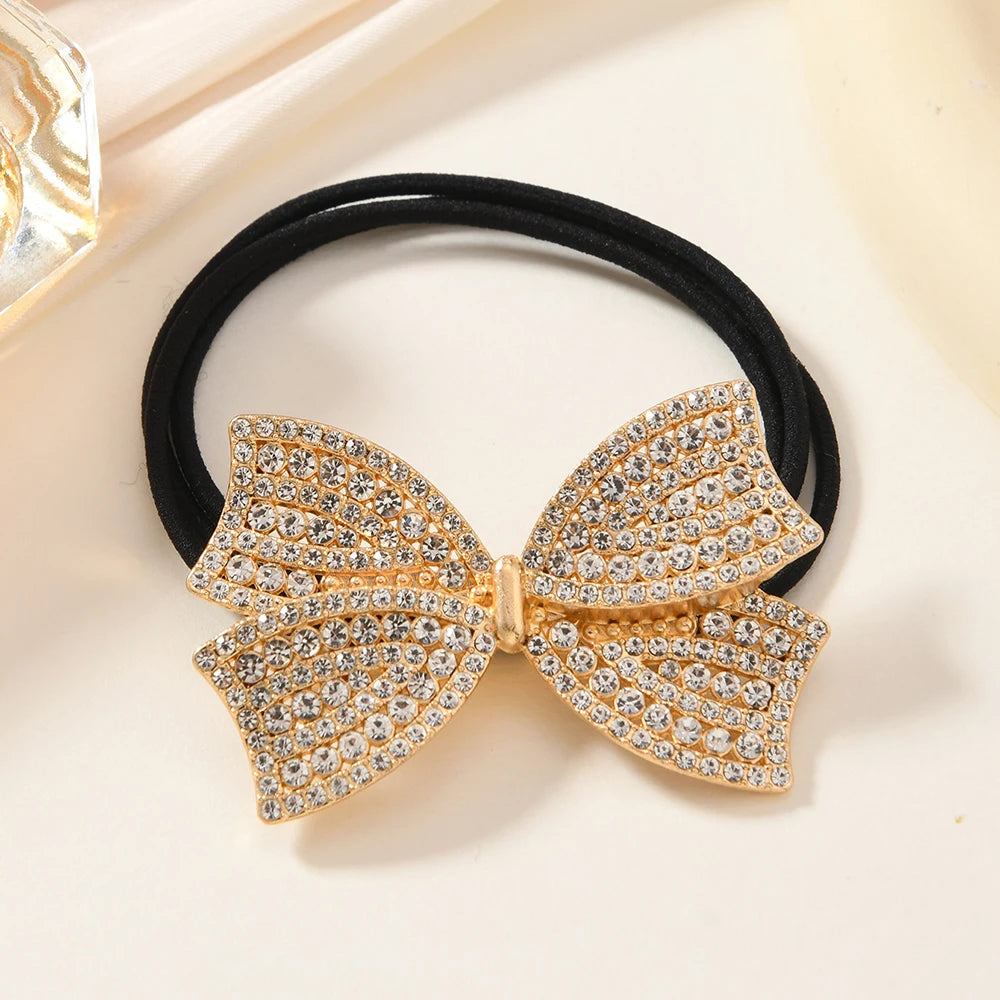 Hair bobble Diamanté bow