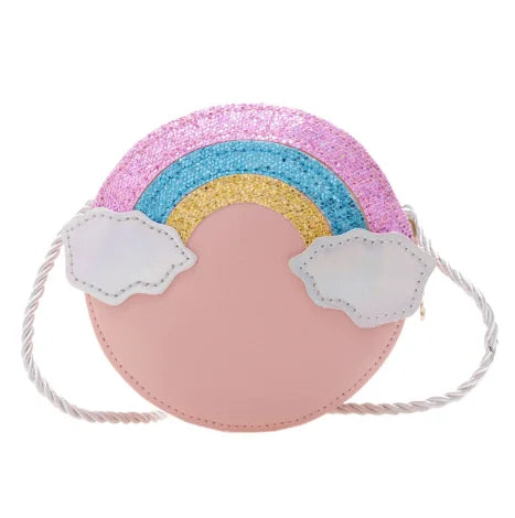Lovely Children's Mini Shoulder Bags PU Leather Boys Girls Small Crossbody Bag Cute Cartoon Baby Kids Pink Red Coin Purse Wallet