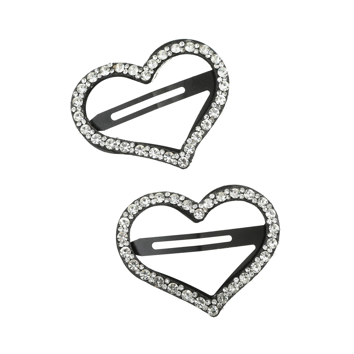Sweet Hairpin Heart Shape Barrette Sparkling Rhinestone Hair Clips Temperament Hair Accessories