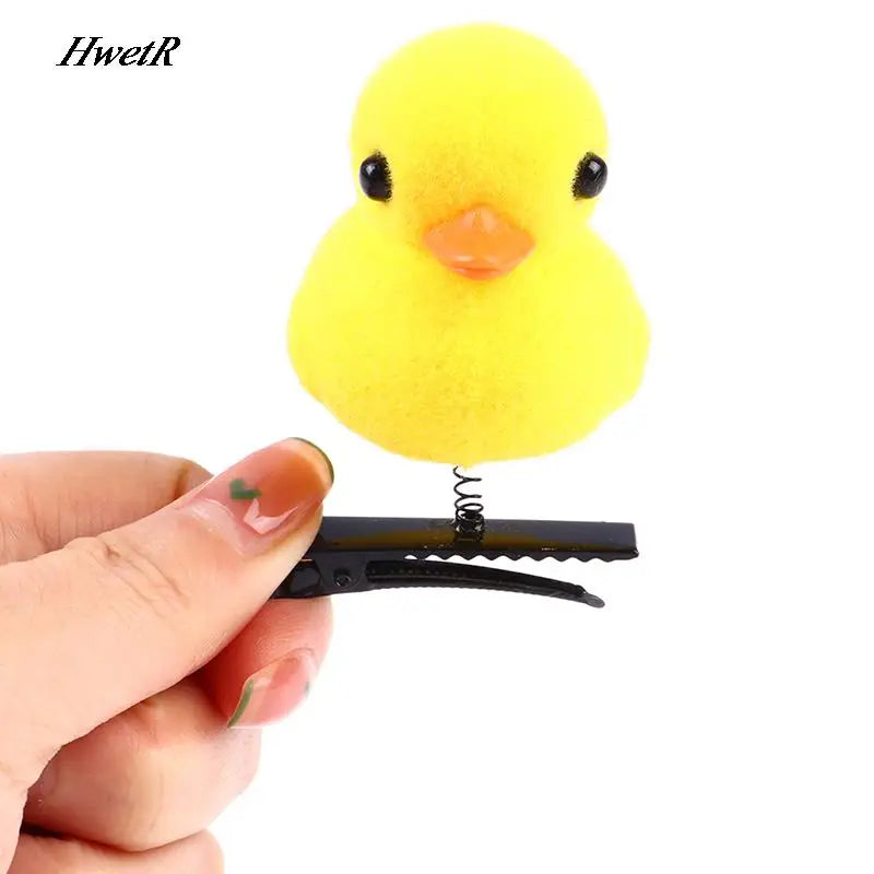 1 Pcs Little Yellow Duck Hairpin For Children Gift Funny Christmas Gift Cute Spring Headdress