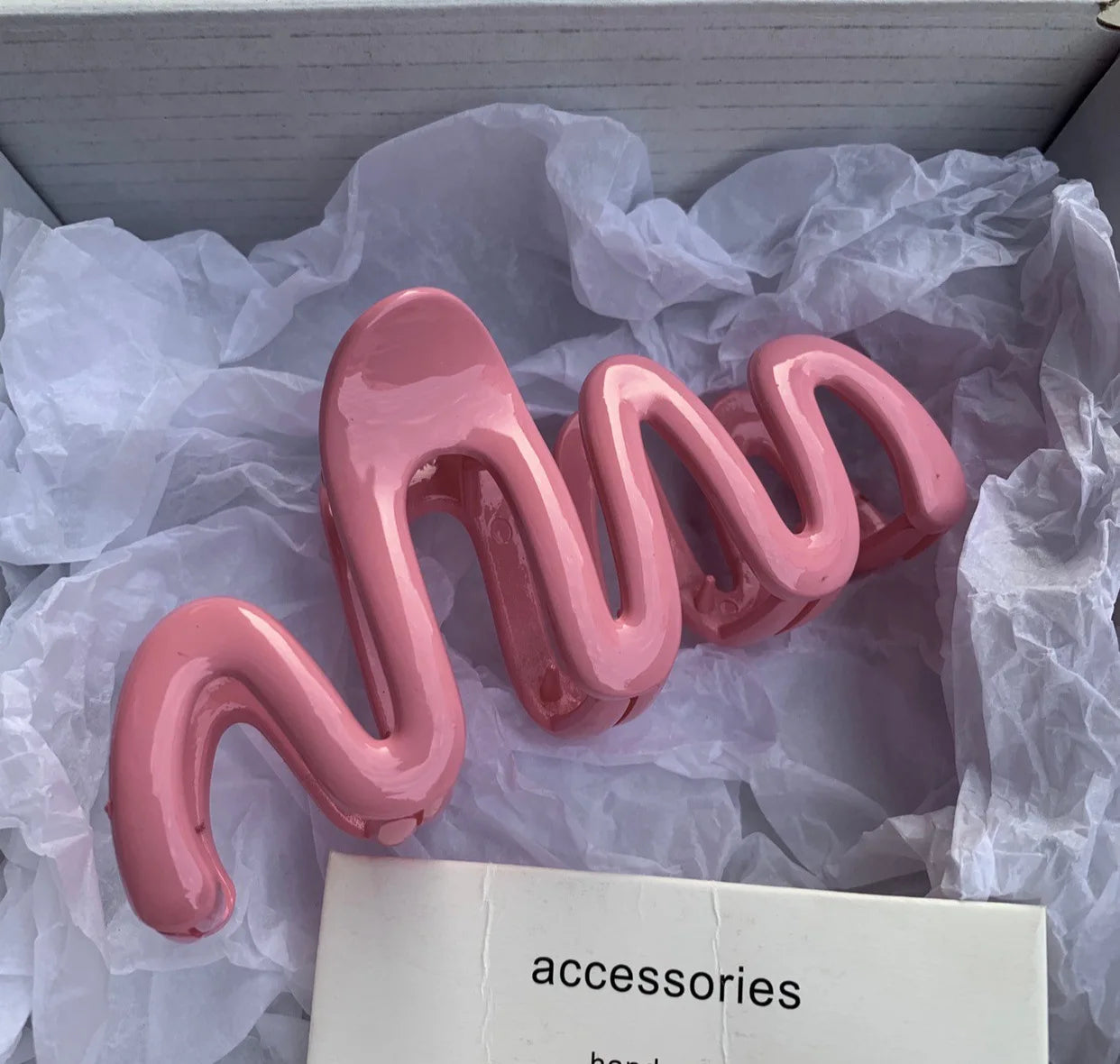 New Colorful Jelly Wave Hair Claw  clip          Hairpin Women Girls Fashion Design  Sweet Simple Irregular Hair Clip Headwear holidays  school everyday