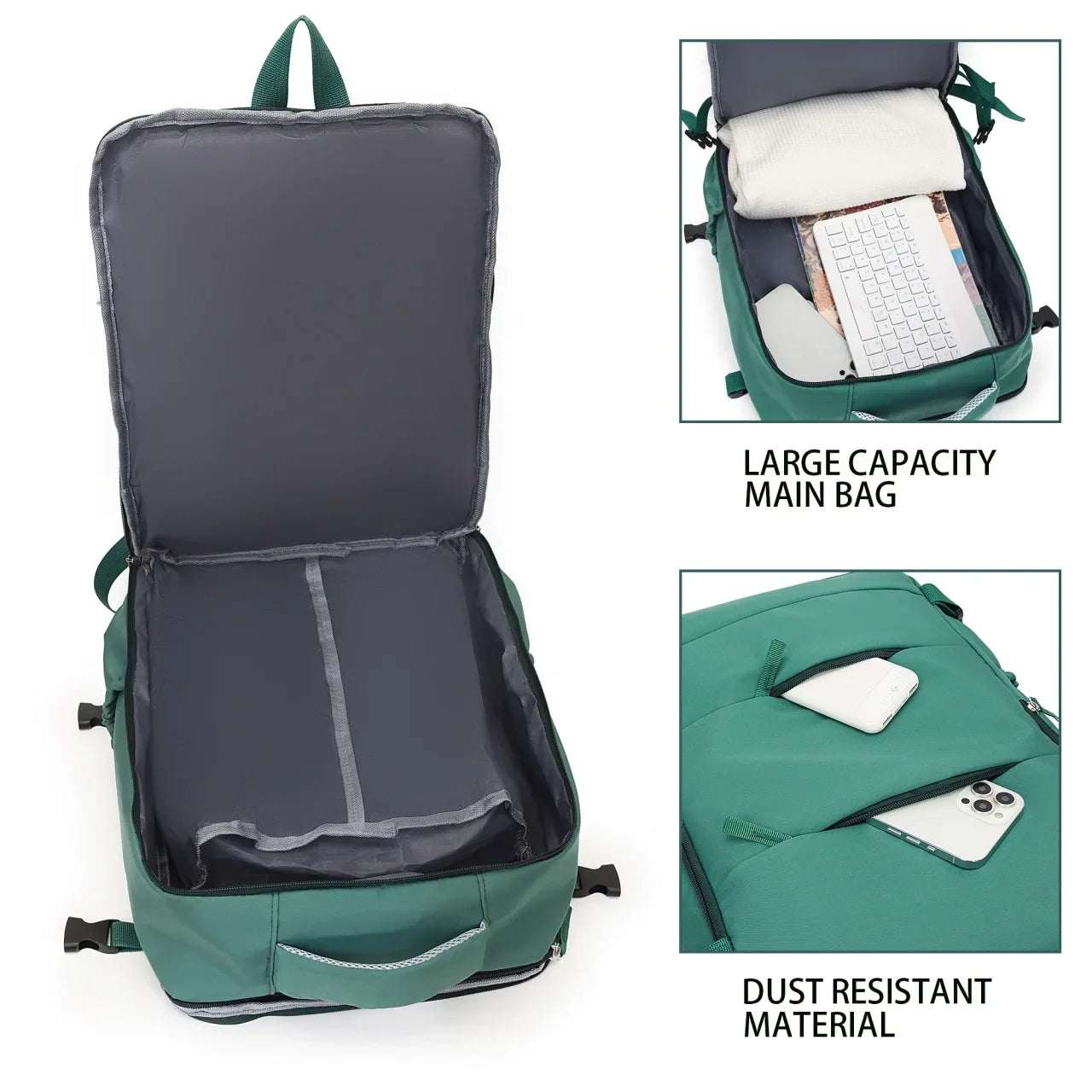 Leisure Lightweight Backpack Travel Backpack Female  male New Backpack Student Schoolbag Large Capacity Travel Commuter Luggage carry on case under airplane seat bag