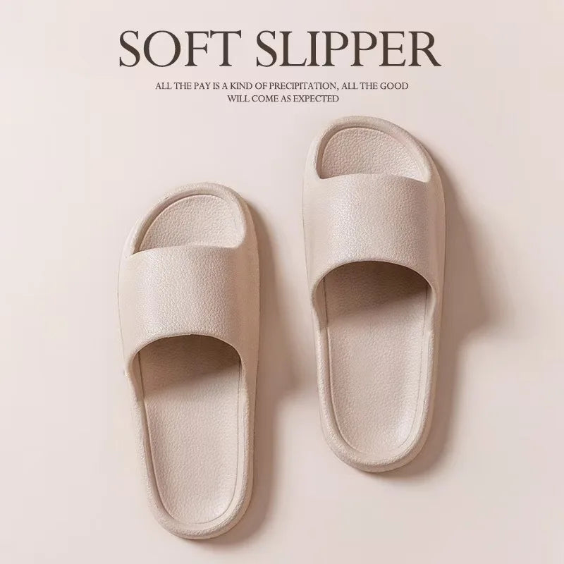 Fashion Women Slippers Summer Flat Lightweight EVA Home Bathroom Slippers Comfort Massage Couples Indoor Slides Shower Shoes sliders
