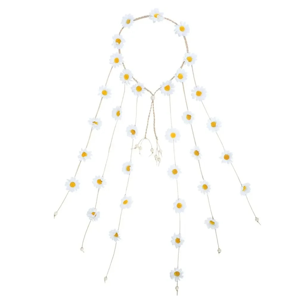 Daisy Sunflower Headband Floral Crown Hairband  festivals