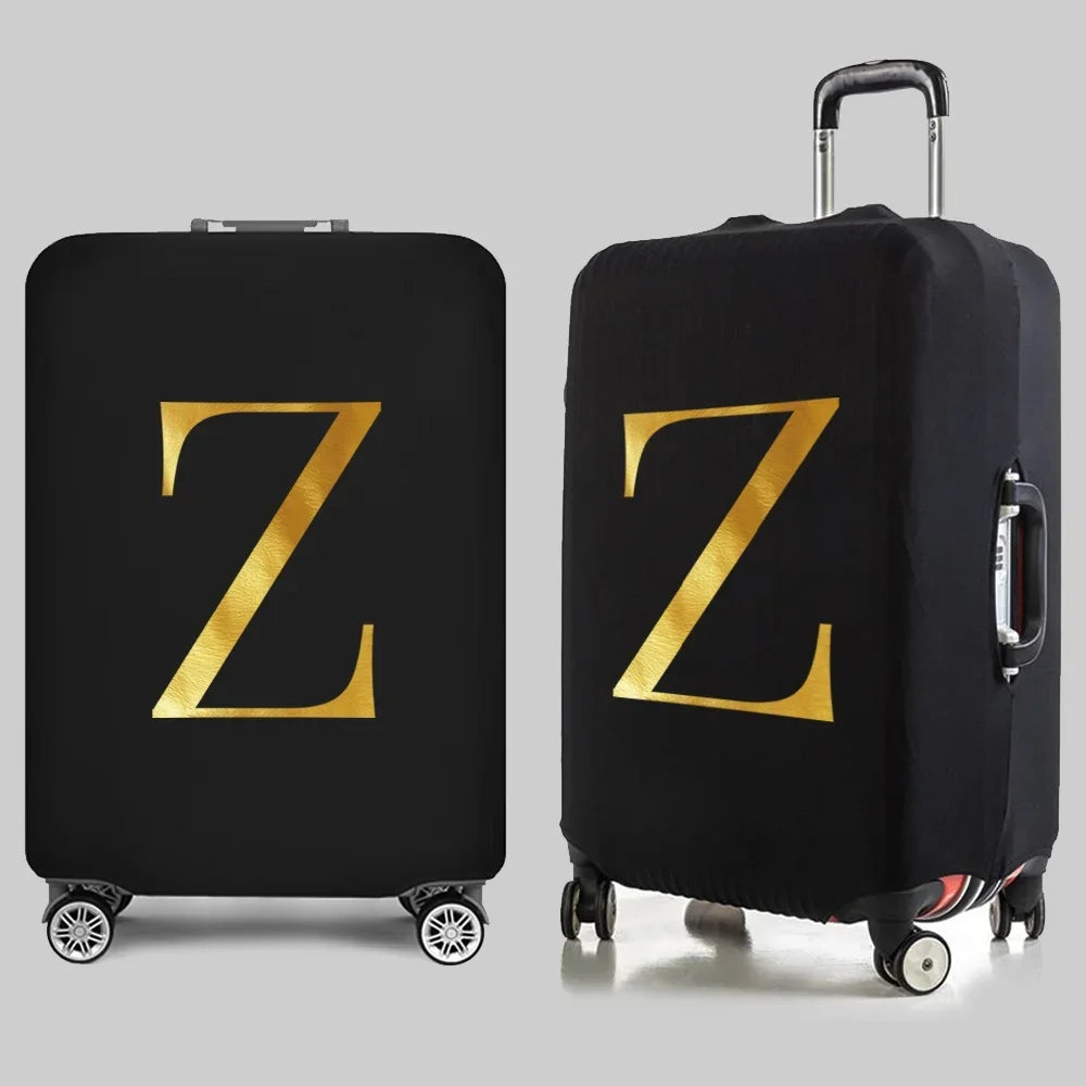 Fashion Travel Essentials Luggage Cover 26 Letters Print 18-32 Inch Holiday Traveling Accessories Trolley Elastic Suitcase Case cover
