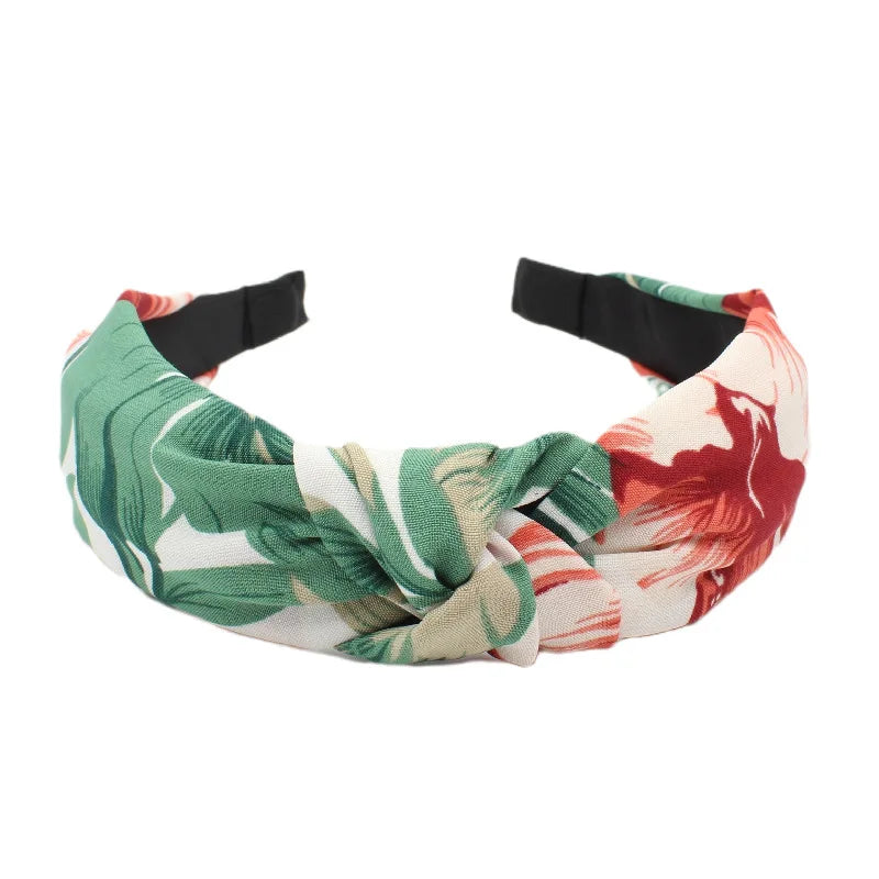 New Vintage Style Fabric Knot Headband National Style Headband Fashion Temperament Women Hair Accessories