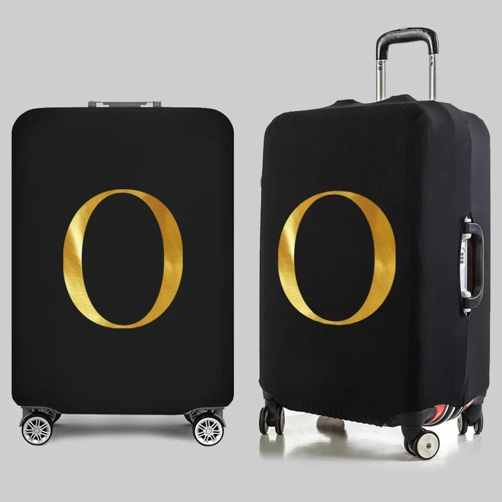 Fashion Travel Essentials Luggage Cover 26 Letters Print 18-32 Inch Holiday Traveling Accessories Trolley Elastic Suitcase Case cover