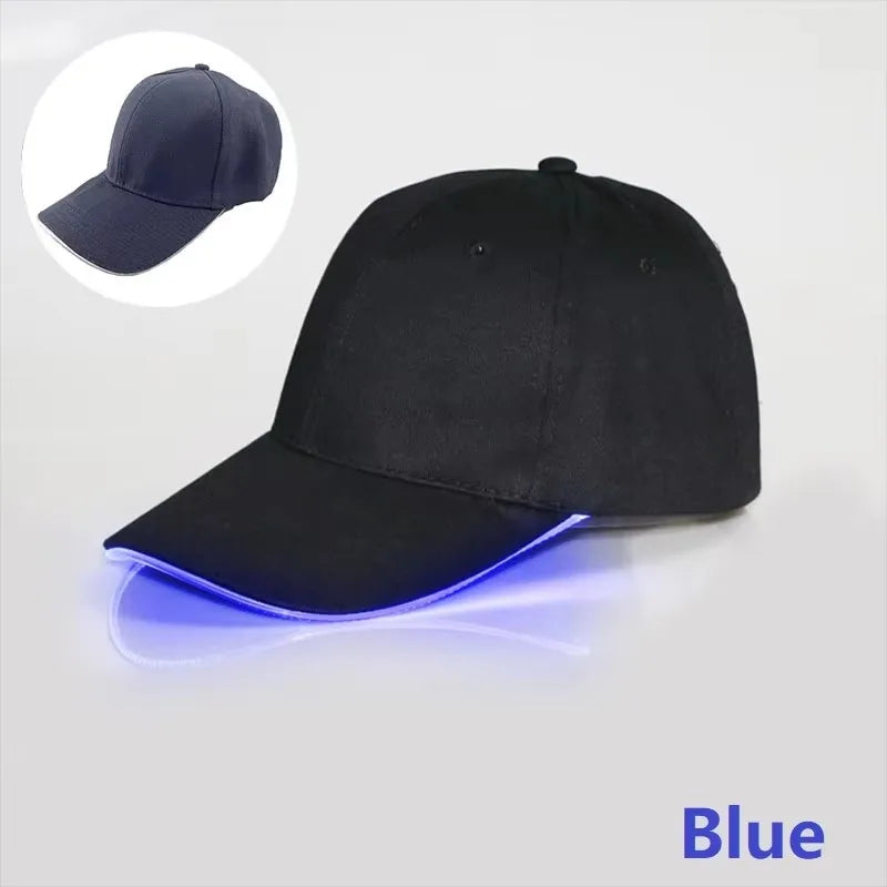 Led Hat  glow up baseball cap men festival