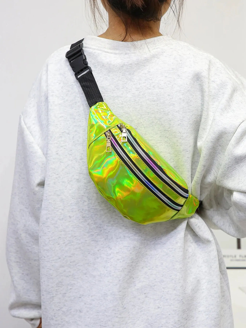 Waist Bag Laser Belt Bag Holographic Fanny Pack Designer Cute Waist Packs Bum Bag Party Travel Fashion Girls Shoulder Glitter