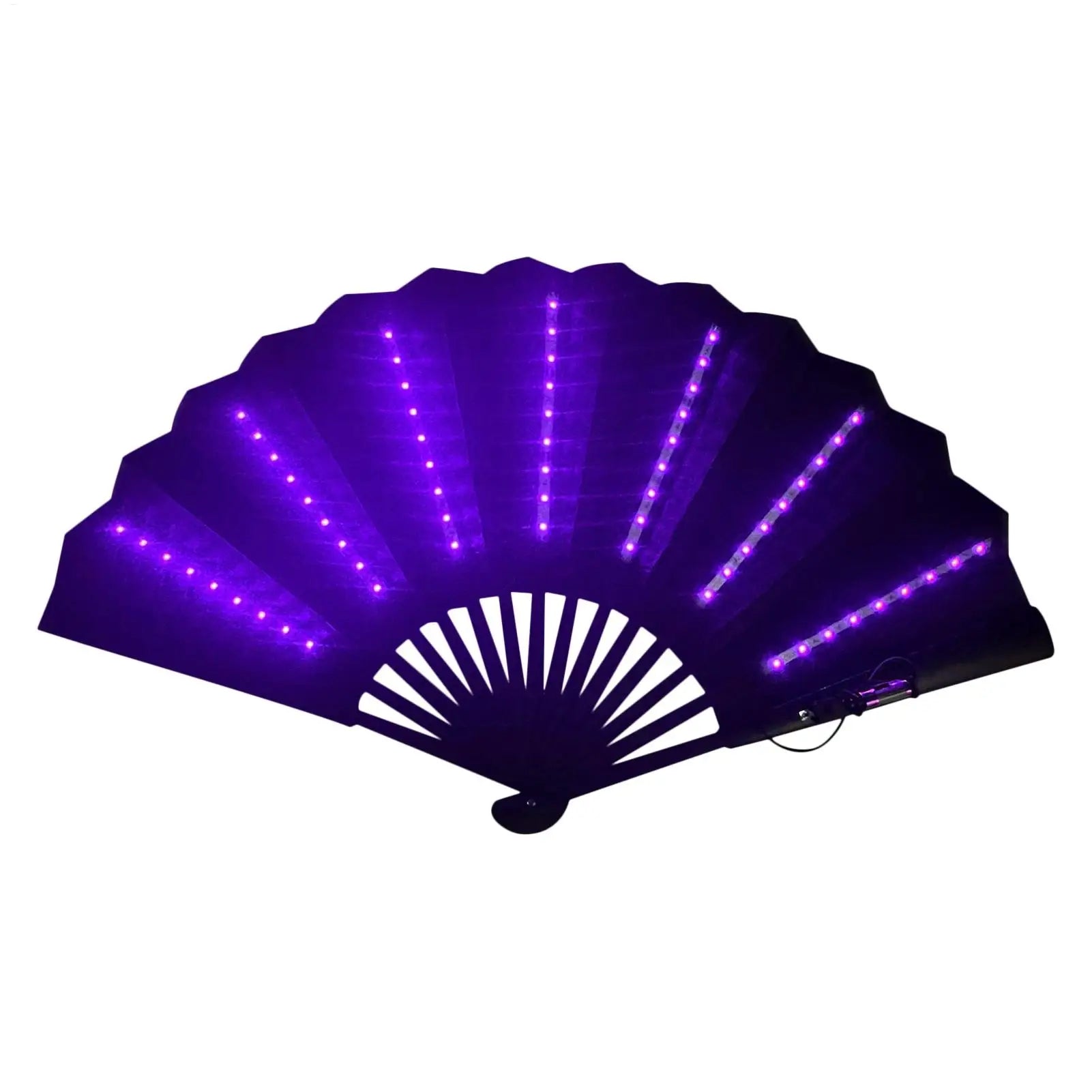 Rave Hand Fan Light up Rave Handheld Fan Travel Multipurpose Handheld Fan Carnival Accessories for Belly Dancing Performances Caribbean kids adults cool down