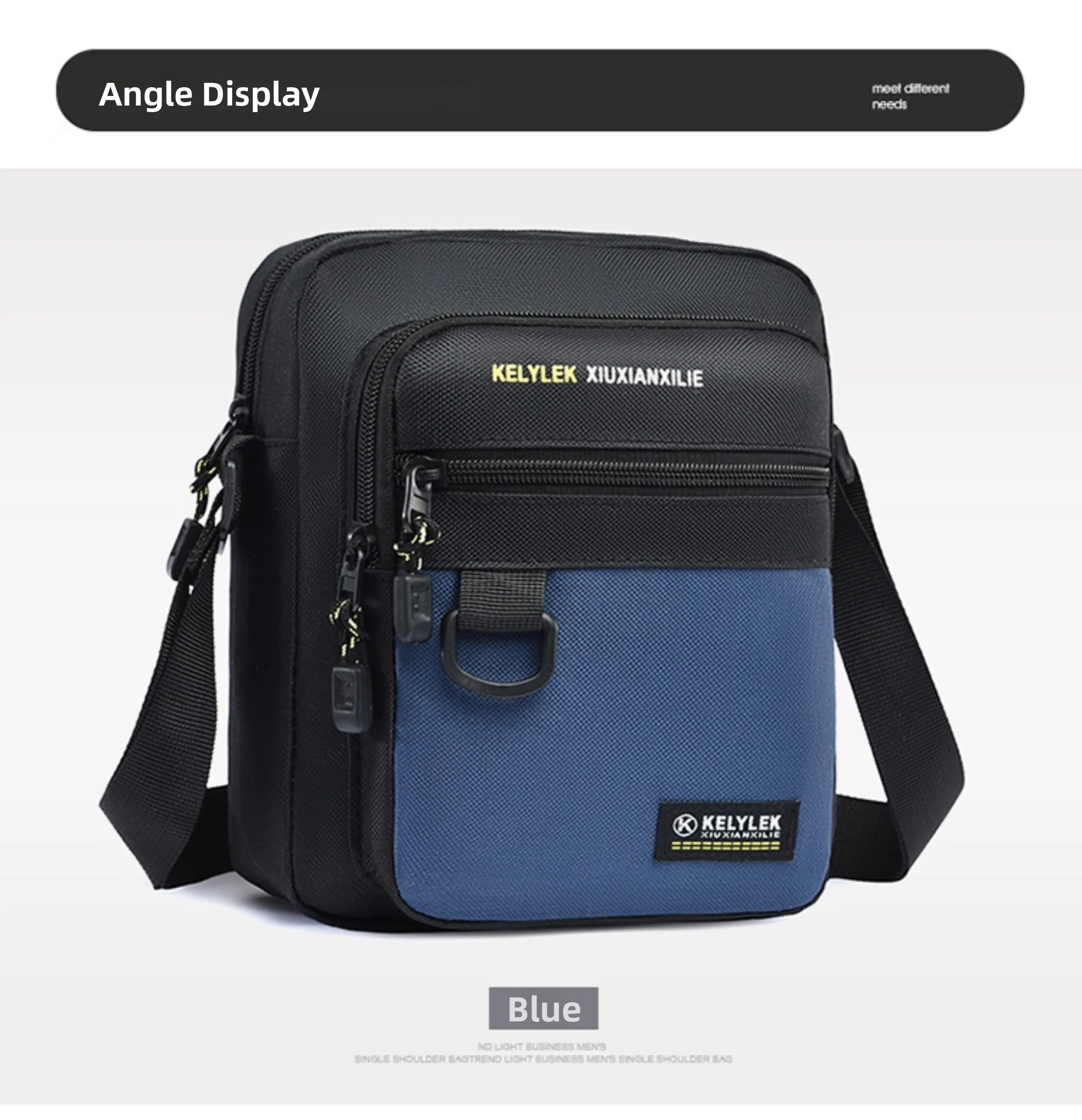 2025 New Outdoor Sports Large Capaci Bapa Mobile Phone Bag Men's Ox Cloth Waterproof Single oulder Slant Bag