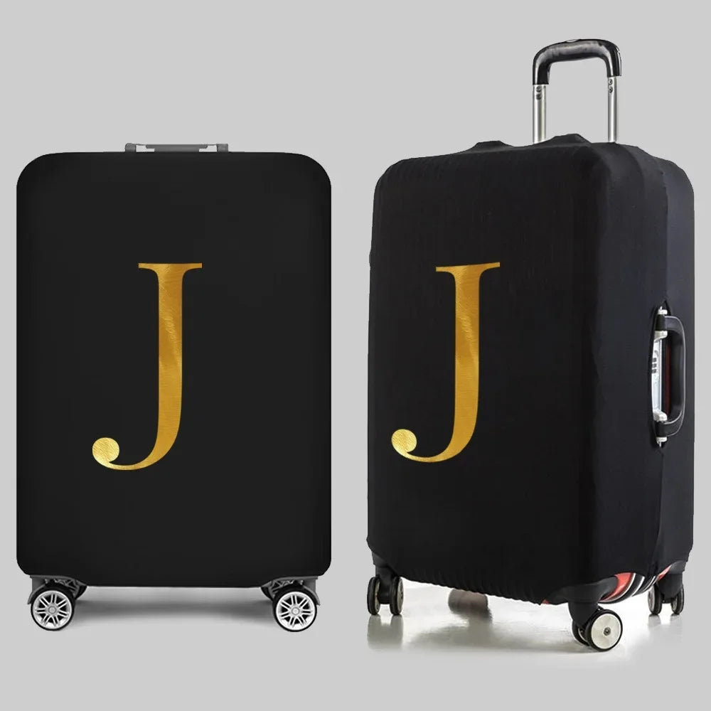 Fashion Travel Essentials Luggage Cover 26 Letters Print 18-32 Inch Holiday Traveling Accessories Trolley Elastic Suitcase Case cover