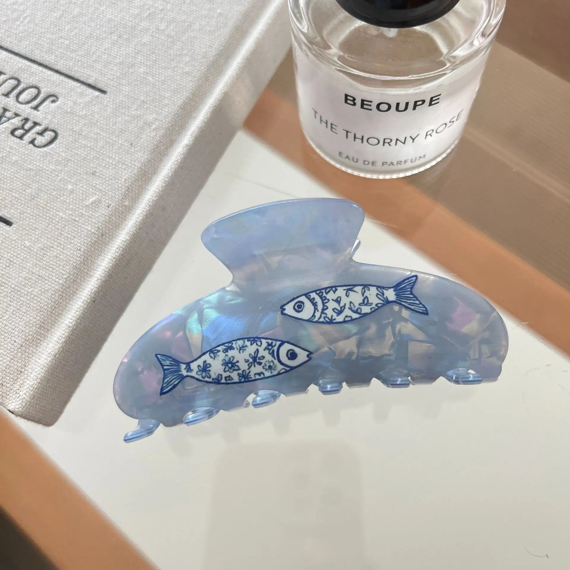 Starfish Shell Hair Claw Clips