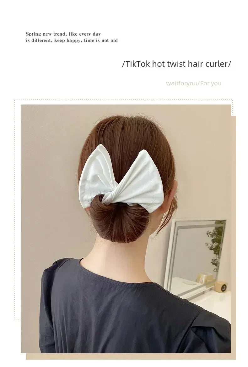 Twist Hair Clip, Bun Maker bow