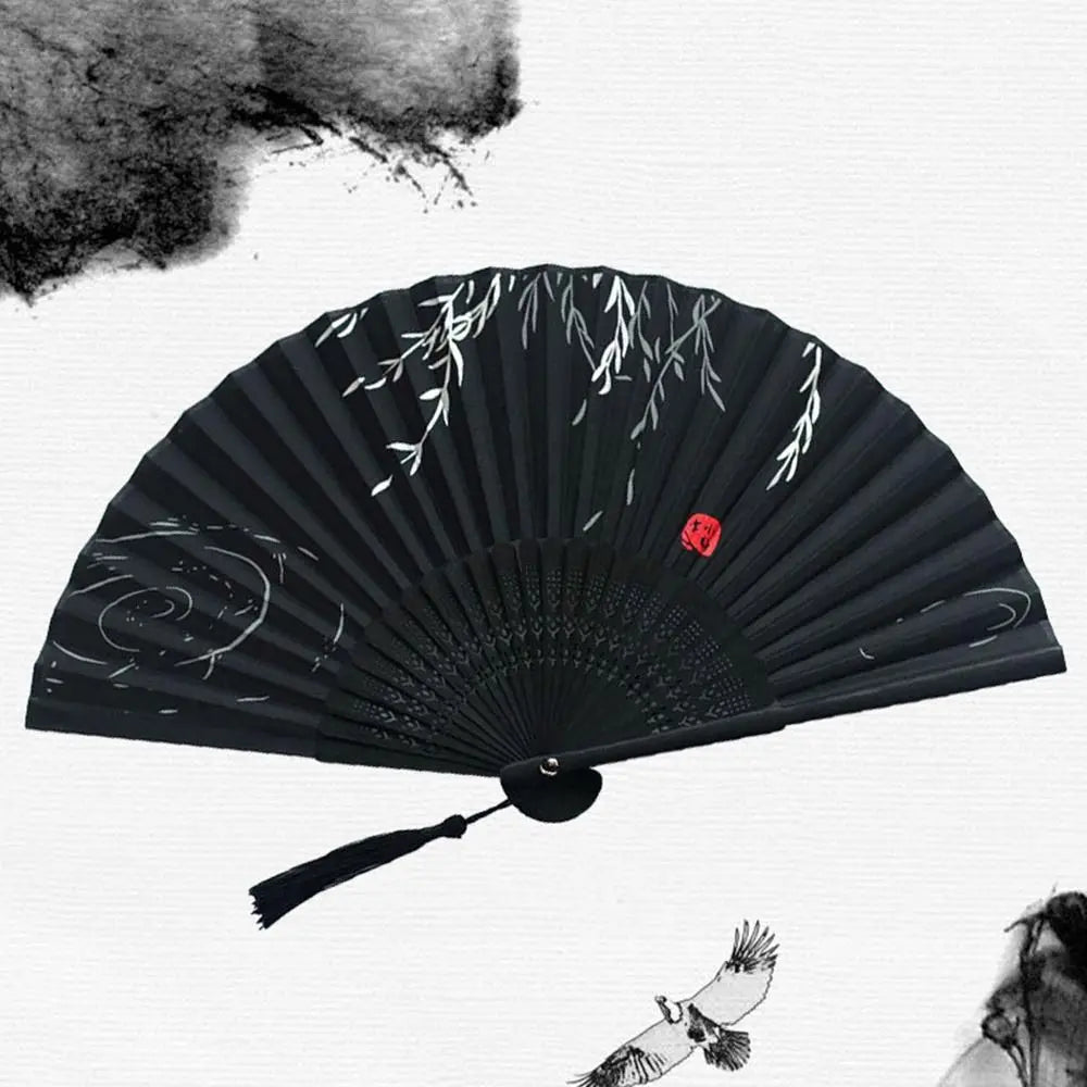 Bamboo Chinese Style Folding  Hand Fan