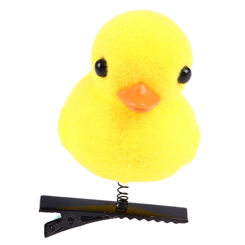 1 Pcs Little Yellow Duck Hairpin For Children Gift Funny Christmas Gift Cute Spring Headdress