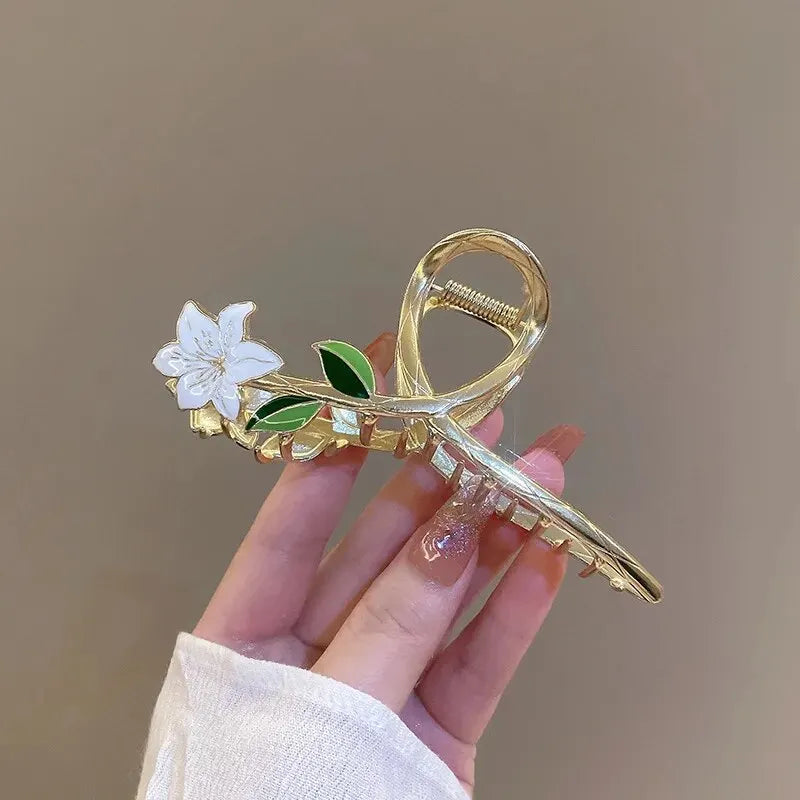 Fashion Cute Flower Alloy Hairclips For Women Multicolour Metal Hairclip Party Everyday flowers well made not cheap plastic these are metal strong clips ideal for holidays beach cruises days out and special occasions sunflower Italy holiday