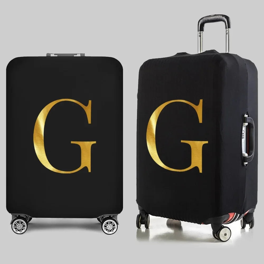 Fashion Travel Essentials Luggage Cover 26 Letters Print 18-32 Inch Holiday Traveling Accessories Trolley Elastic Suitcase Case cover