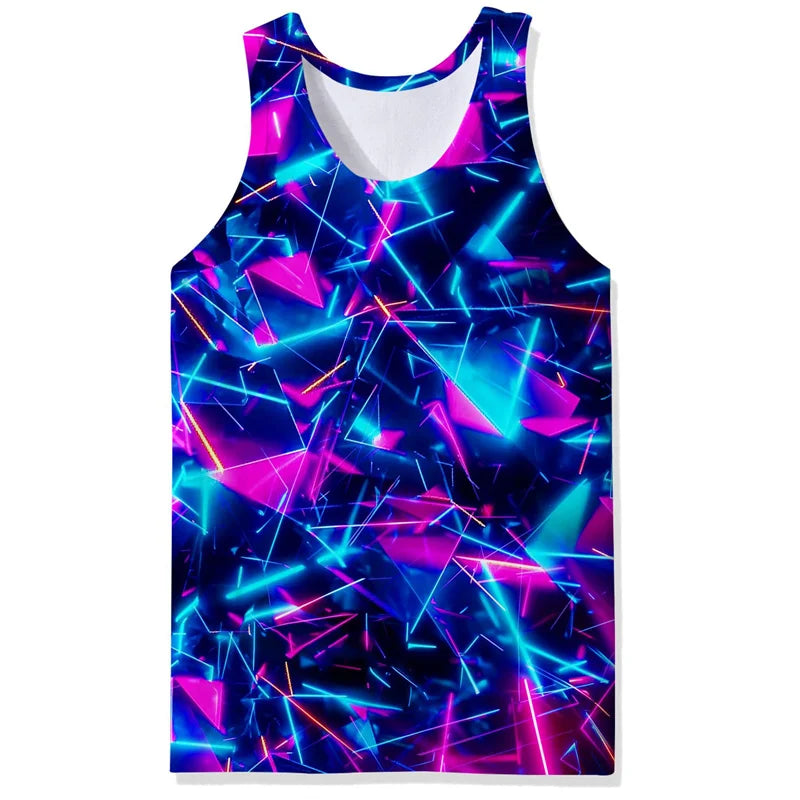 Tropical Tank Top Men boys Sleeveless vest
