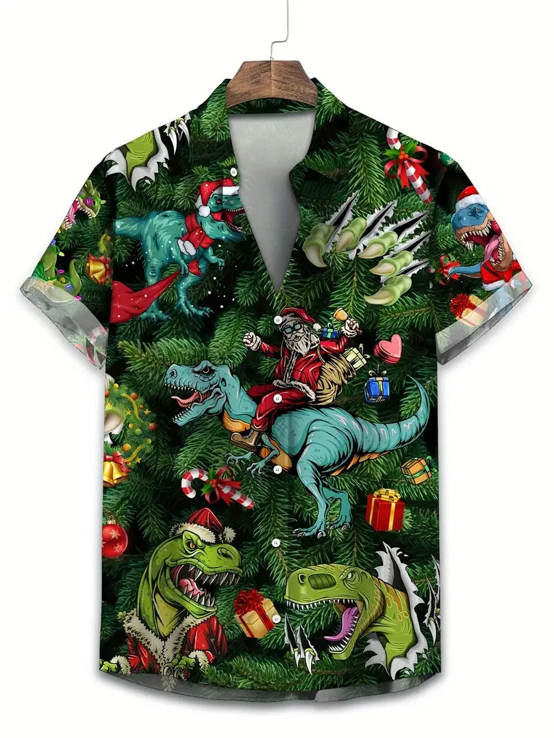Santa Claus  Hawaiian Shirt men