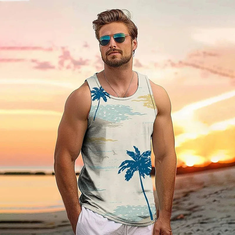 Vest tank top holiday men