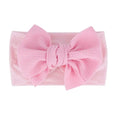 New Baby Accessories Infant Baby Girl Cute Bow Headband Newborn Solid Headwear Headdress Nylon Elastic Hair Band Gifts Props