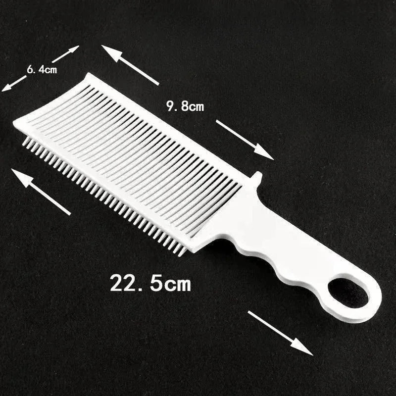 Blending Flat Top Hair Cutting Comb For Men Fading Comb Barber Clipper Heat Resistant Fade Brush Salon Styling Tool Professional hair cut  clipper accessories