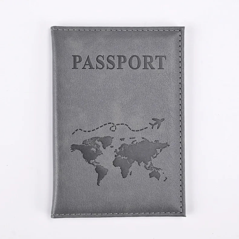 Colorful PU Passport Holder Ticket Passport Covers Travel Passport Protective Cover ID Credit Card Holder Travel Accessories