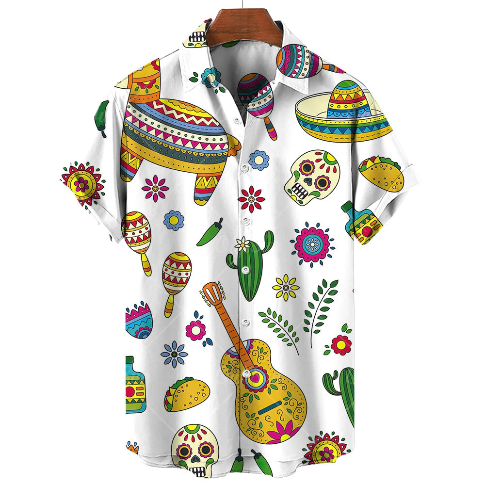 Musical  Shirts  Men's Hawaiian