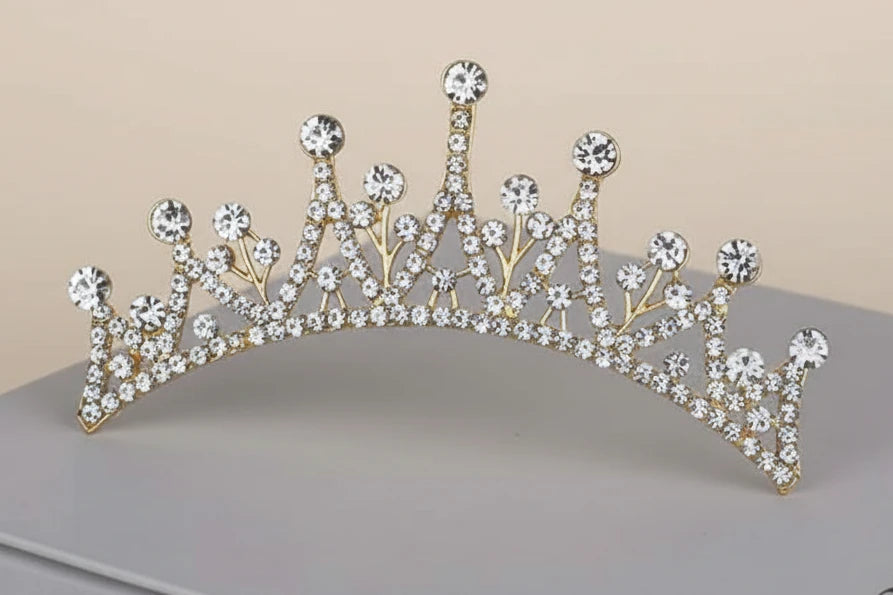 Bridal Tiara Hair Comb Crown Headband Ornaments Fashion Accessories Headwear Wedding Jewelry Hair Styling Accessories Gift