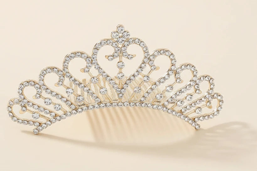 Bridal Tiara Hair Comb Crown Headband Ornaments Fashion Accessories Headwear Wedding Jewelry Hair Styling Accessories Gift