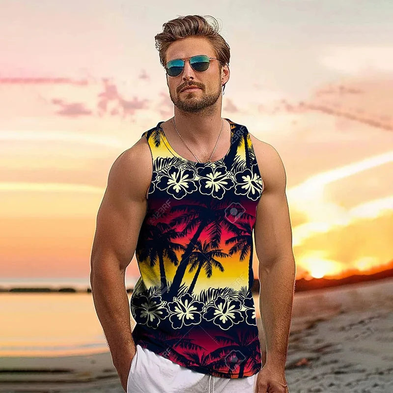 Vest tank top holiday men