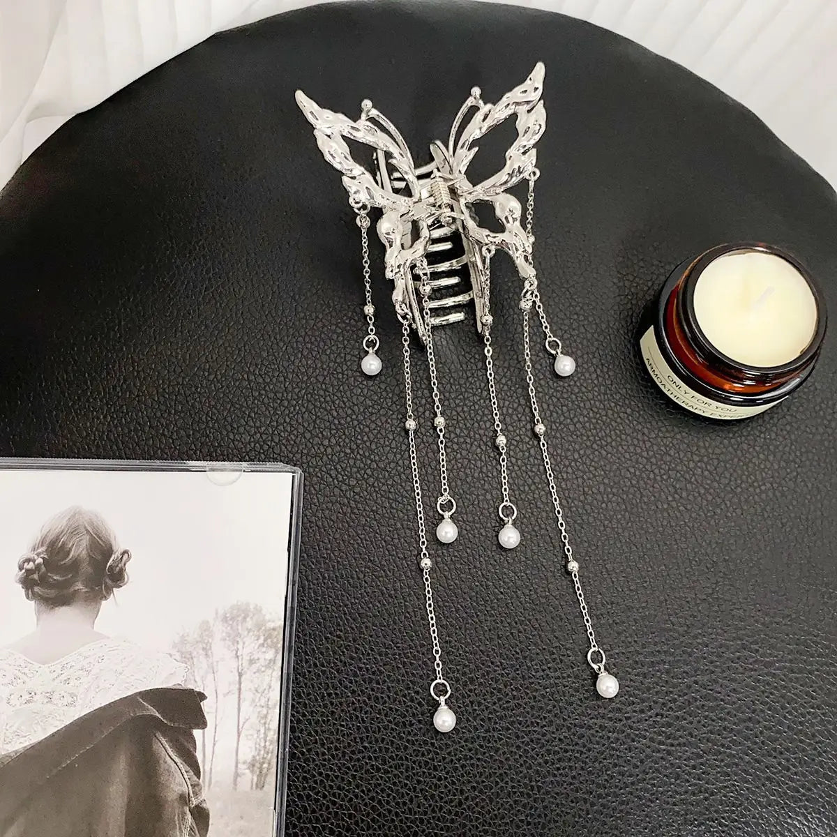 Fashion Shark Crab Clips Girls Hairpin Hair  Women Crystal Simple Hair Clip Butterfly Pearl Tassel Metal Hair Claw Accessories cruise holiday beach party elegant hair special occasion