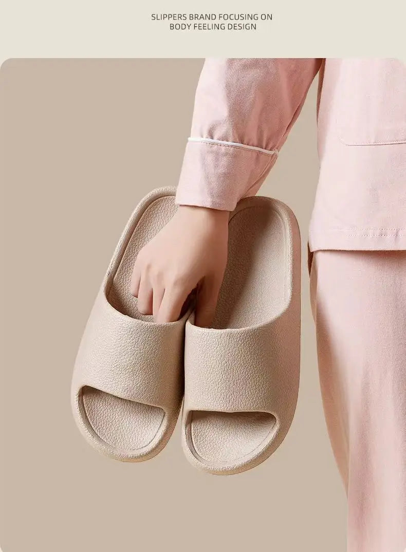 Fashion Women Slippers Summer Flat Lightweight EVA Home Bathroom Slippers Comfort Massage Couples Indoor Slides Shower Shoes sliders