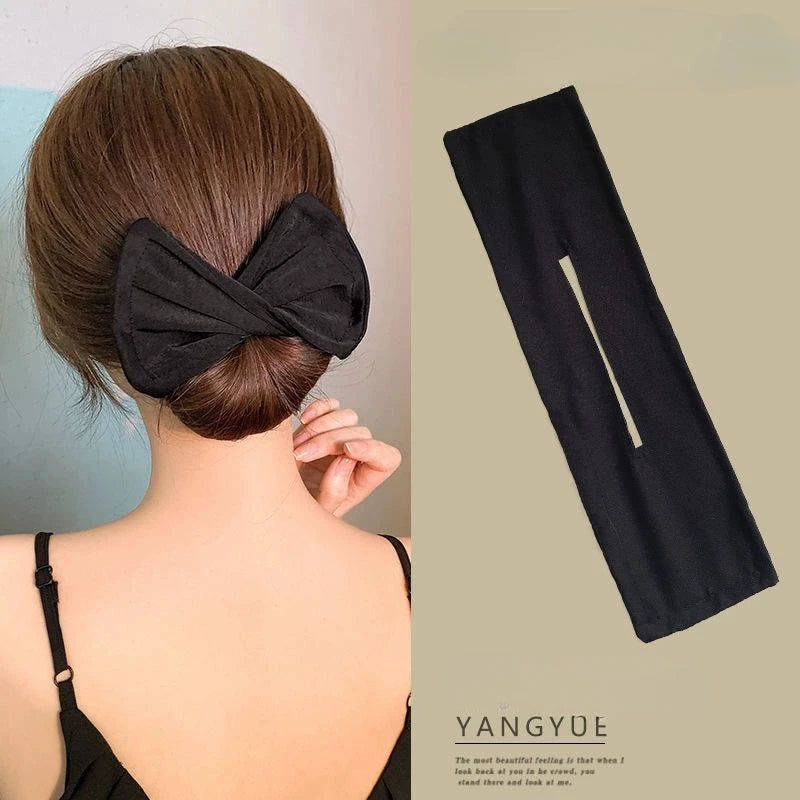 Twist Hair Clip, Bun Maker bow