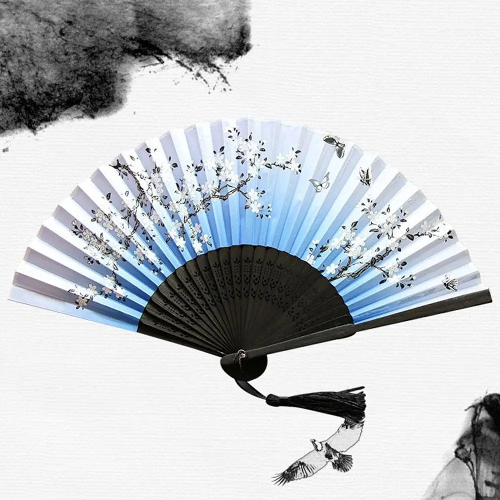 Bamboo Chinese Style Folding  Hand Fan