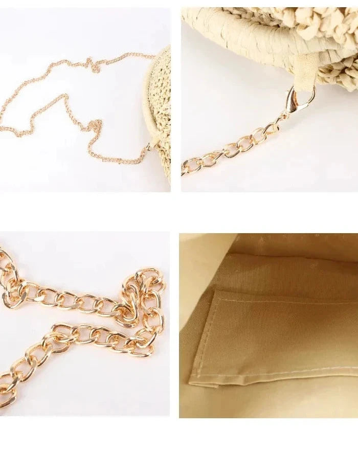 Straw Weaving Crossbody bag