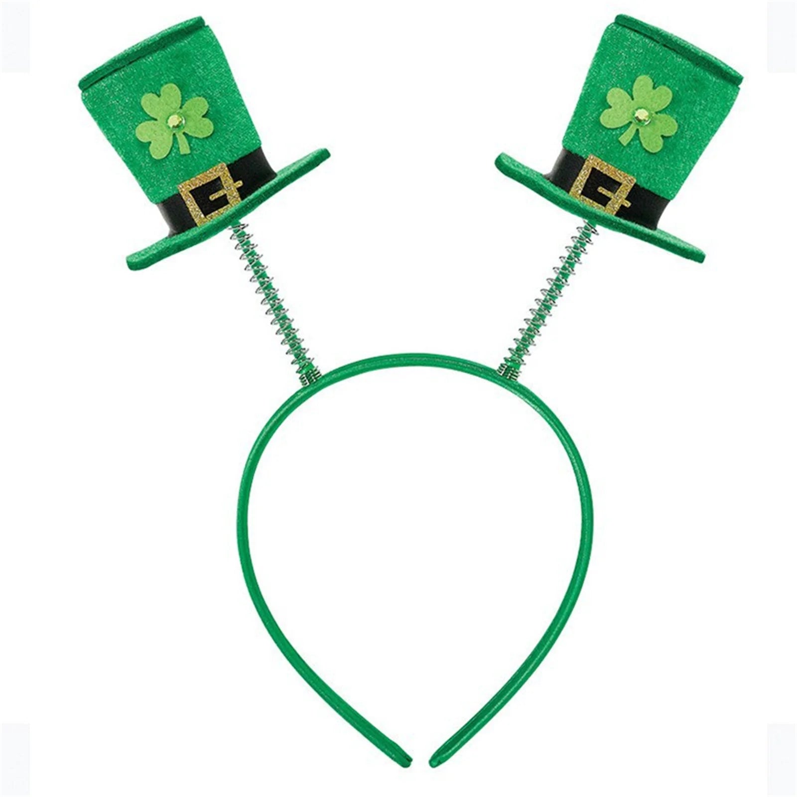 St. Patrick's Day Ladies Fashion Headbands Kid Girl's Cute Hair Ties Festive Party Decorative Hair Hoops Hair Accessorries 4 leaf clover luck of the Irish